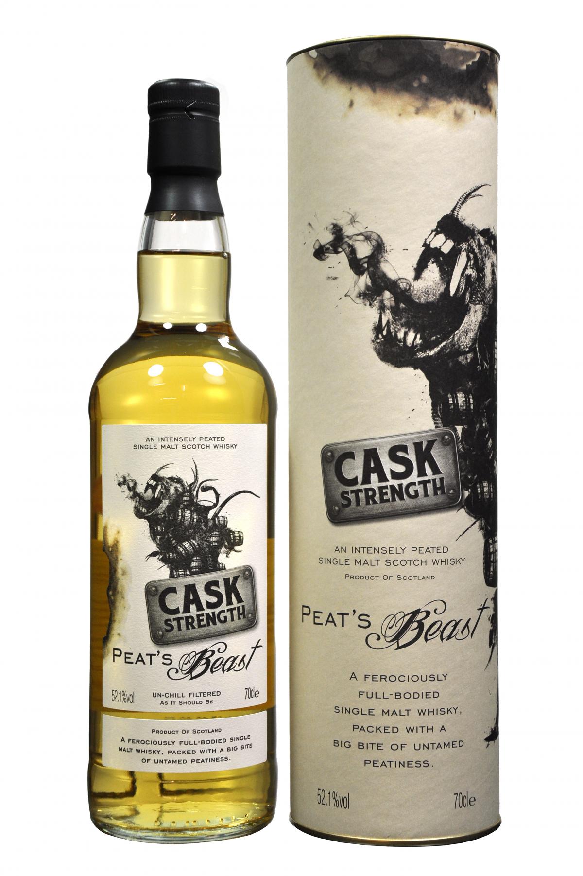 картинка Peat's Beast Cask Strength на сайте Белорусского Виски-Клуба