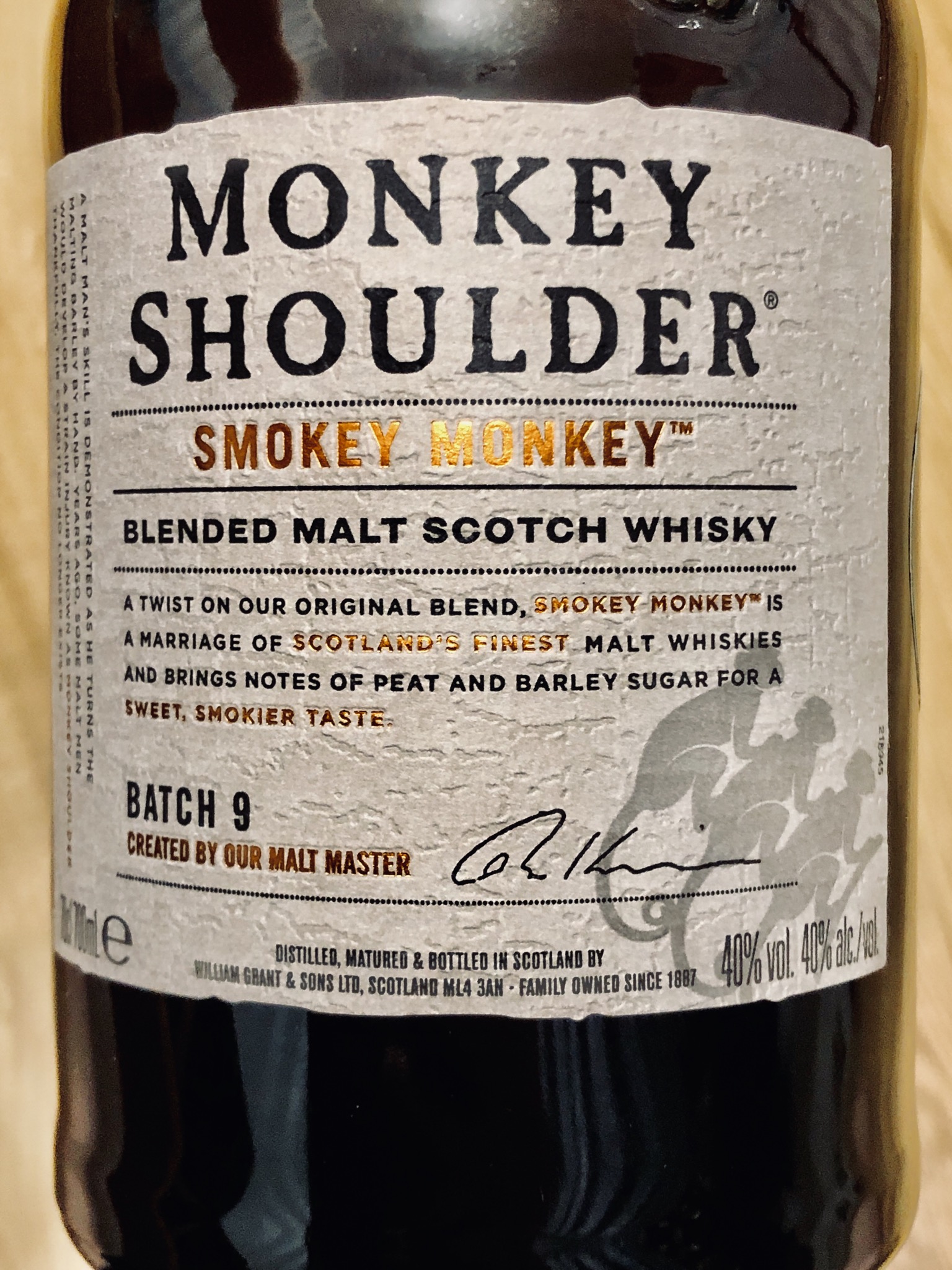 картинка Monkey Shoulder Smokey Monkey на сайте Белорусского Виски-Клуба