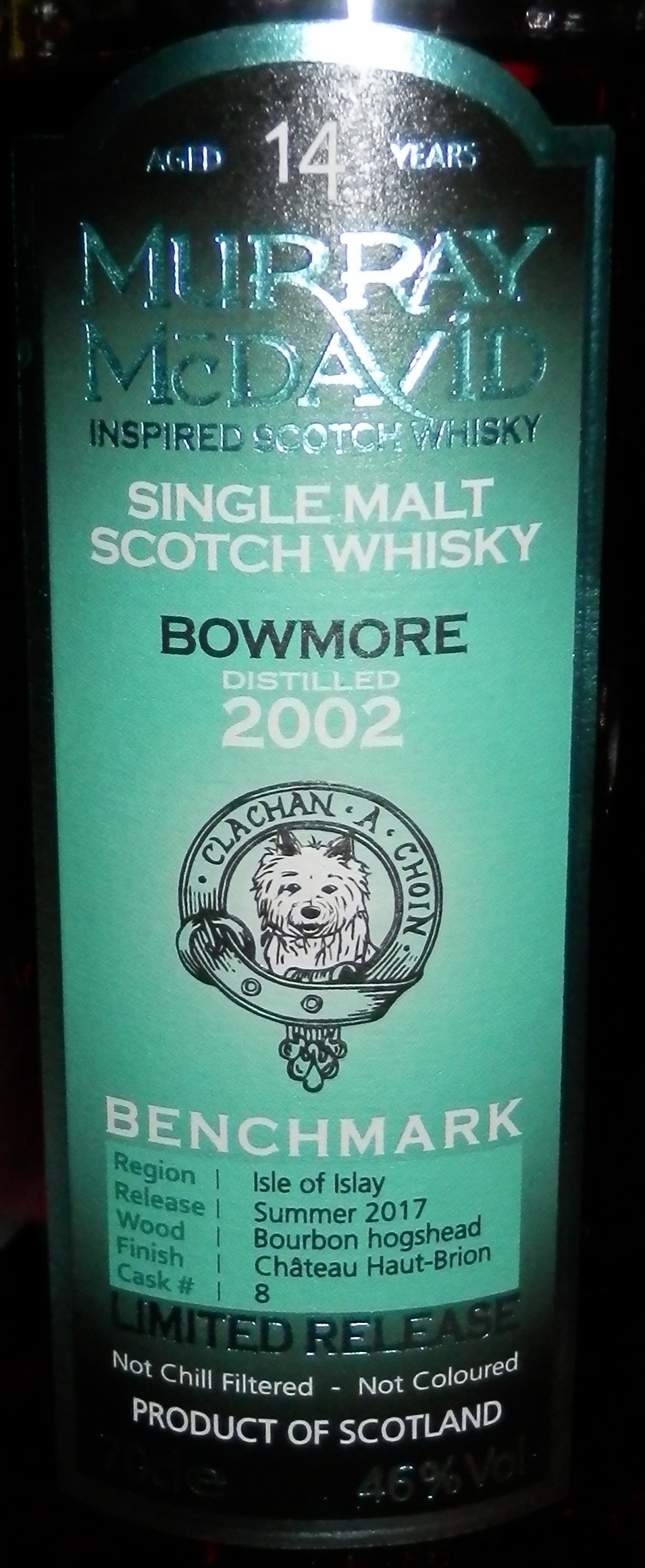 картинка Bowmore 2002 на сайте Белорусского Виски-Клуба