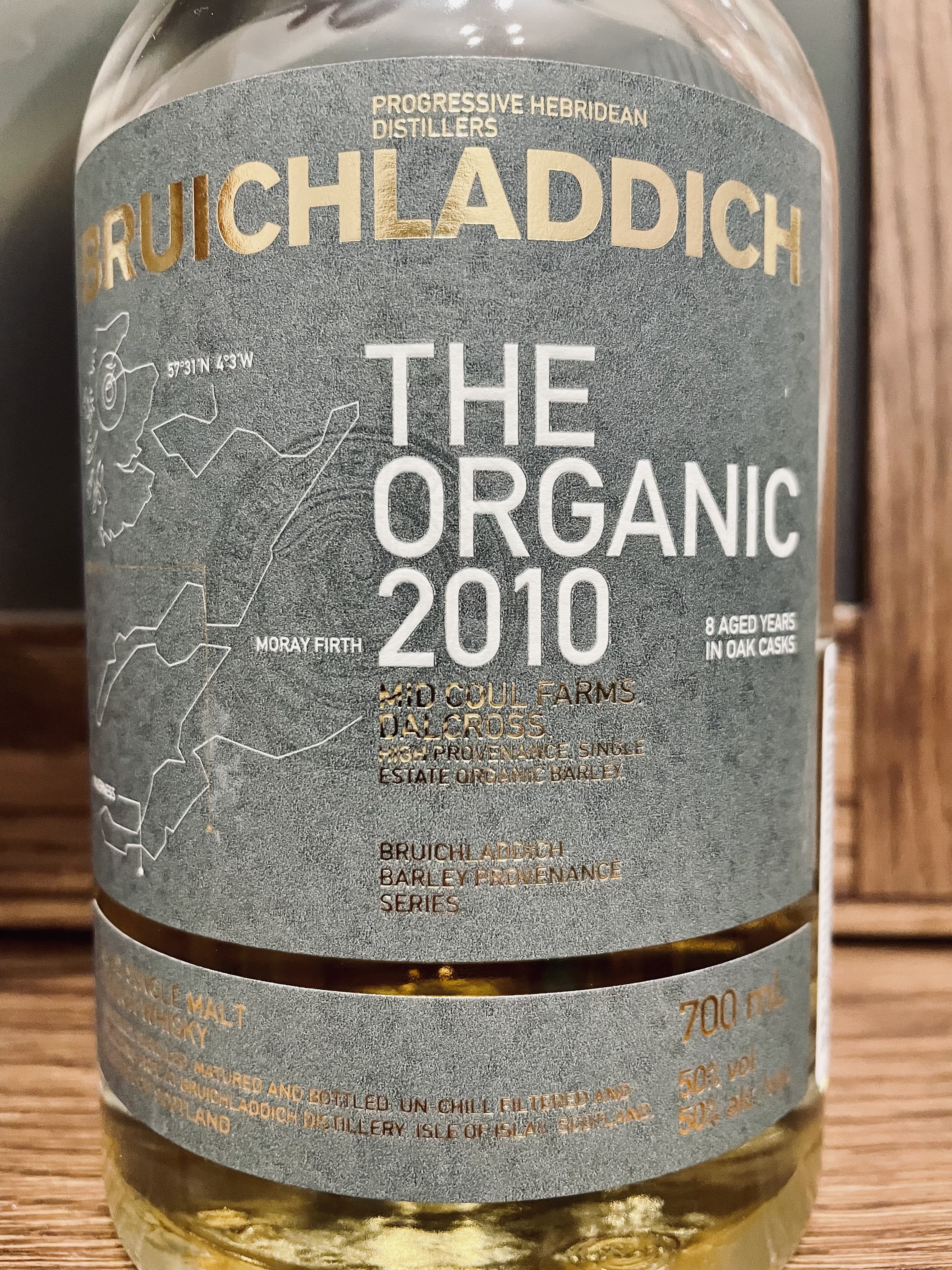 картинка Bruichladdich The Organic 2010 на сайте Белорусского Виски-Клуба