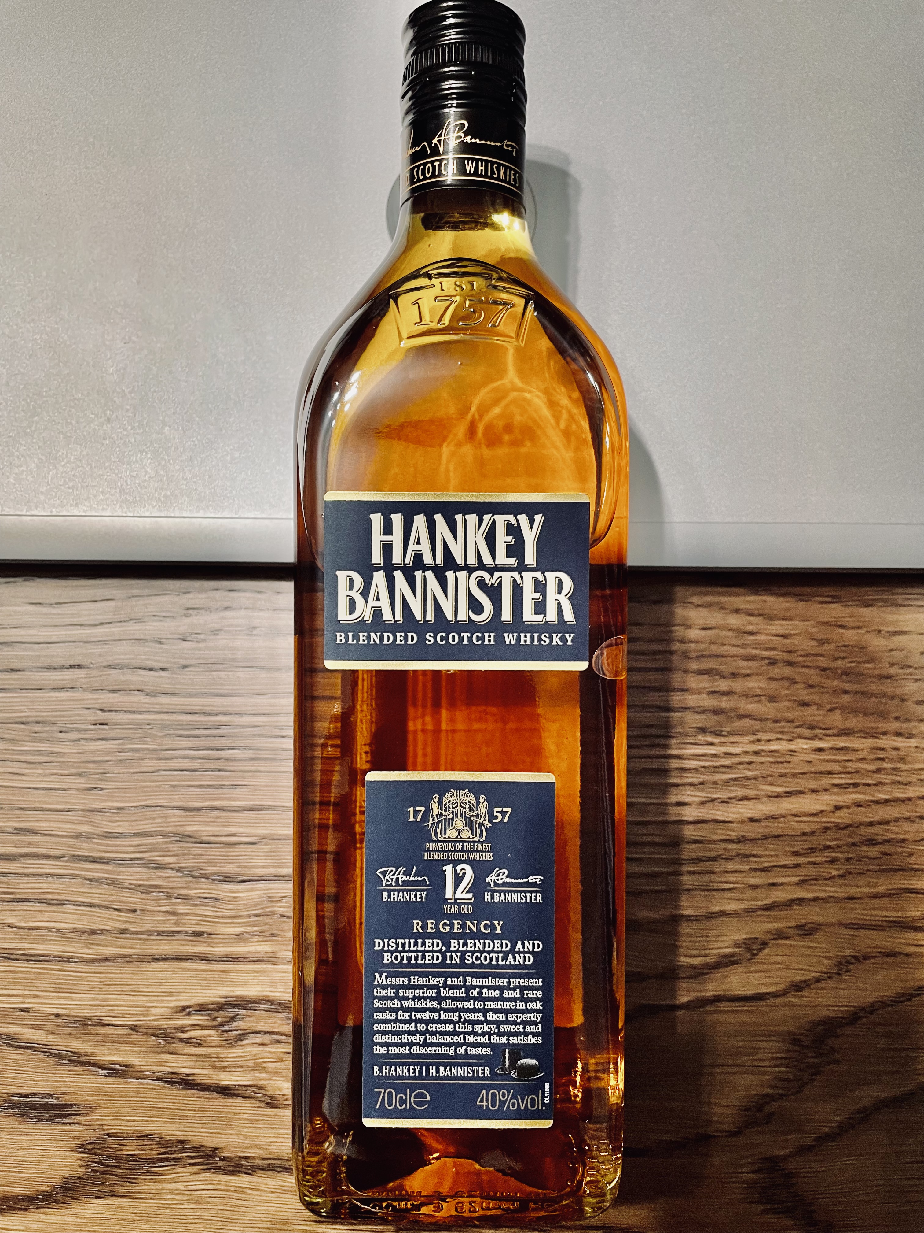 картинка Hankey Bannister 12 y.o. на сайте Белорусского Виски-Клуба