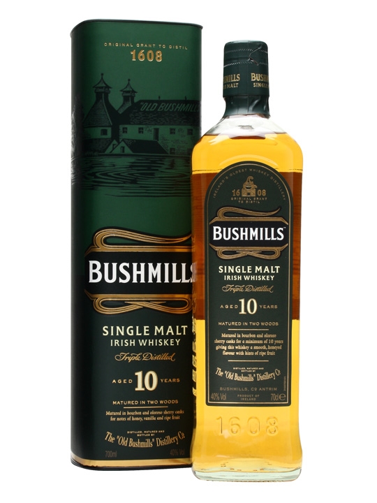 картинка Bushmills Single Malt 10 y.o. на сайте Белорусского Виски-Клуба