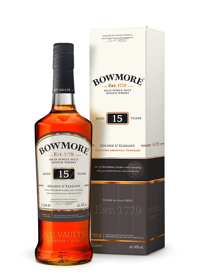 картинка Bowmore 15 y.o. на сайте Белорусского Виски-Клуба