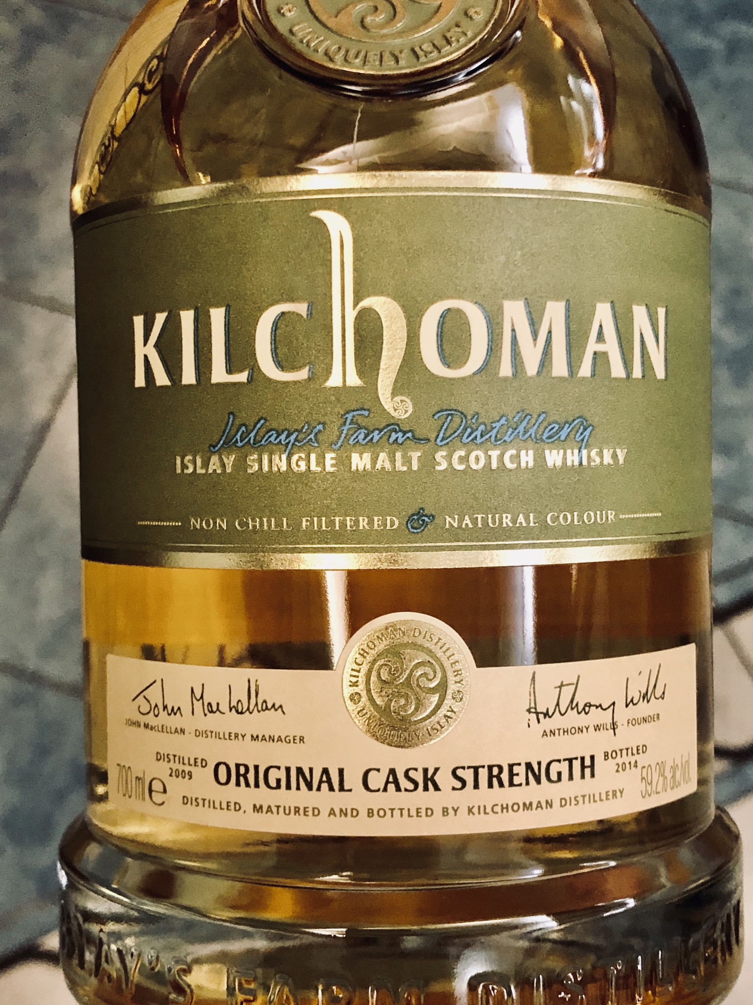 картинка Kilchoman Original Cask Strength 2009-2014, 59,2% на сайте Белорусского Виски-Клуба