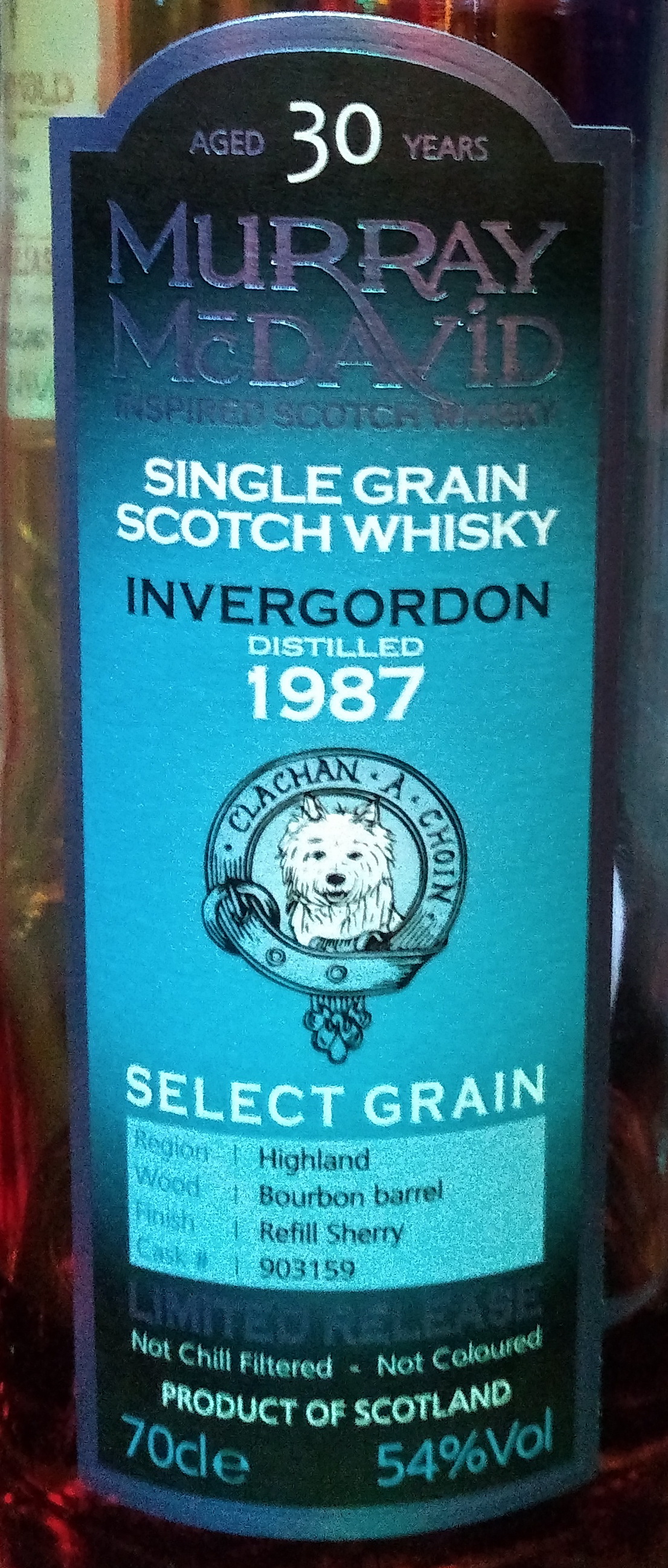 картинка Invergordon 1987 на сайте Белорусского Виски-Клуба