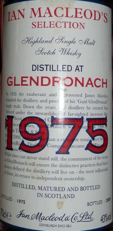 картинка Glendronach 1975/2009 на сайте Белорусского Виски-Клуба