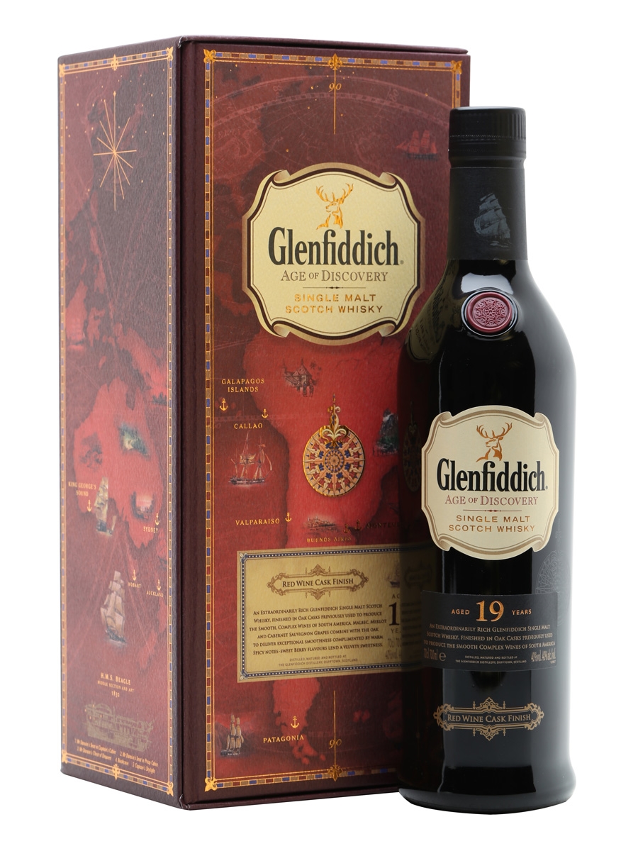 картинка Glenfiddich 19 y.o. Age of Discovery Red Wine Cask Finish на сайте Белорусского Виски-Клуба