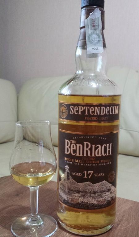 картинка BenRiach 17 y.o. Septendecim на сайте Белорусского Виски-Клуба