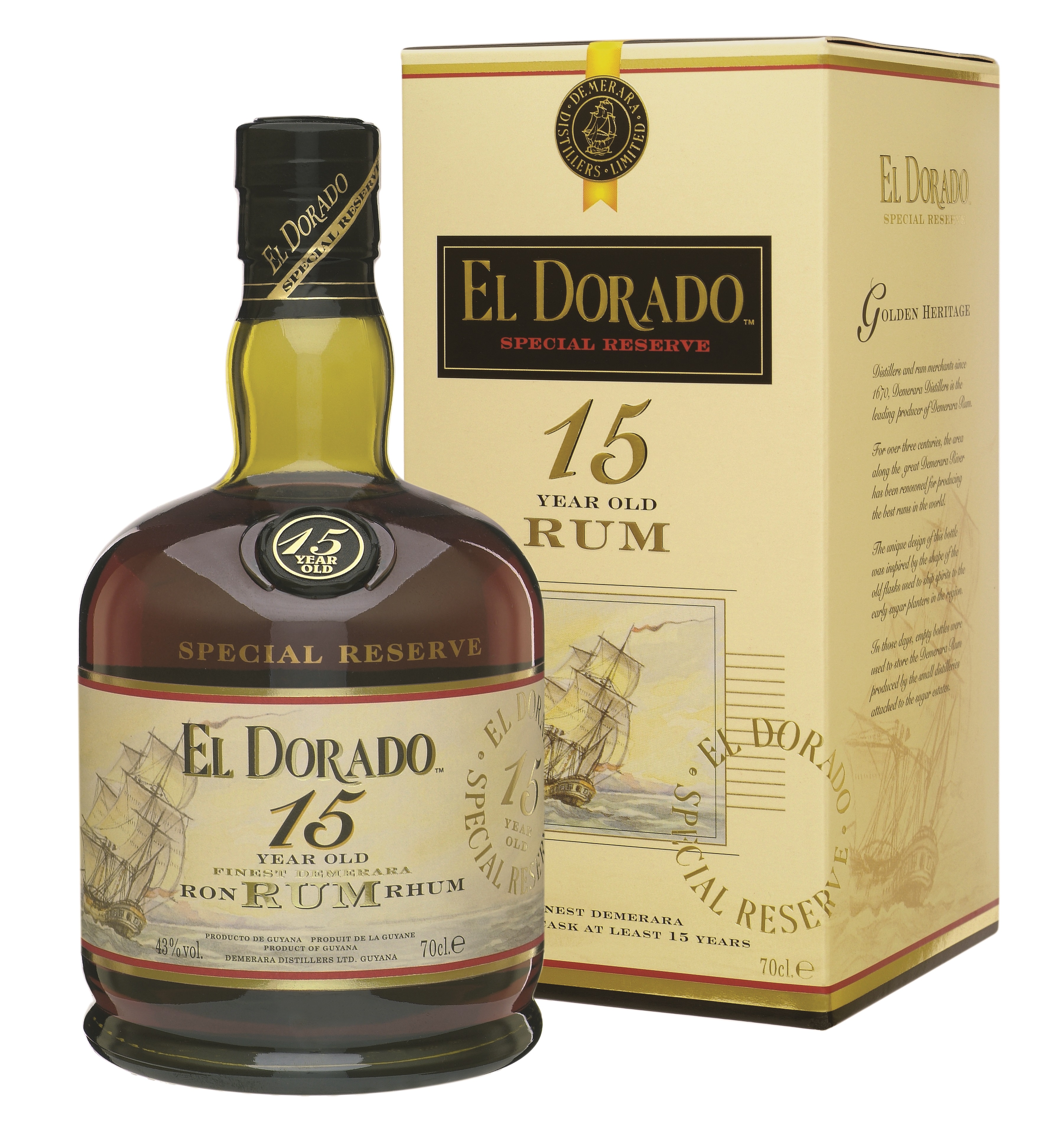 картинка El Dorado 15 y.o. на сайте Белорусского Виски-Клуба