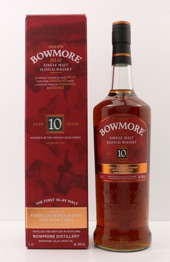 картинка Bowmore 10 y.o. на сайте Белорусского Виски-Клуба