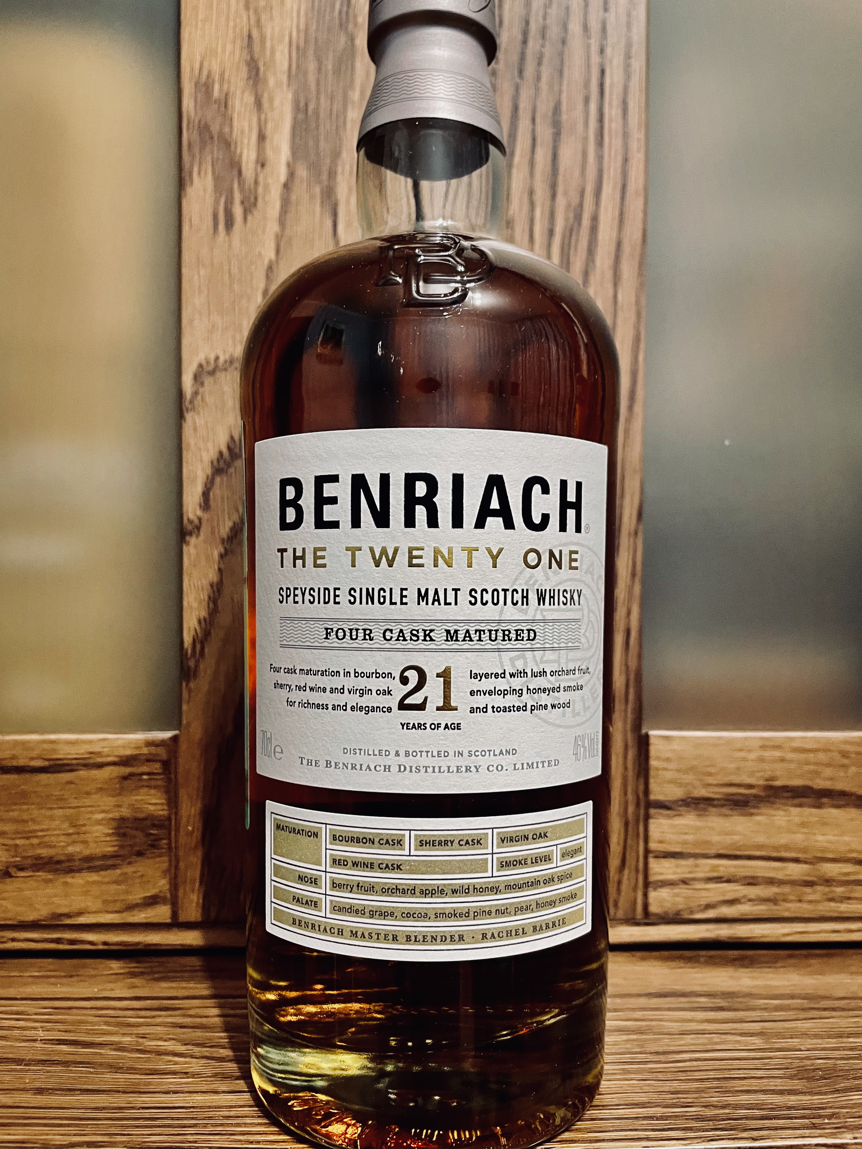 картинка Benriach 21 y.o. four cask matured на сайте Белорусского Виски-Клуба
