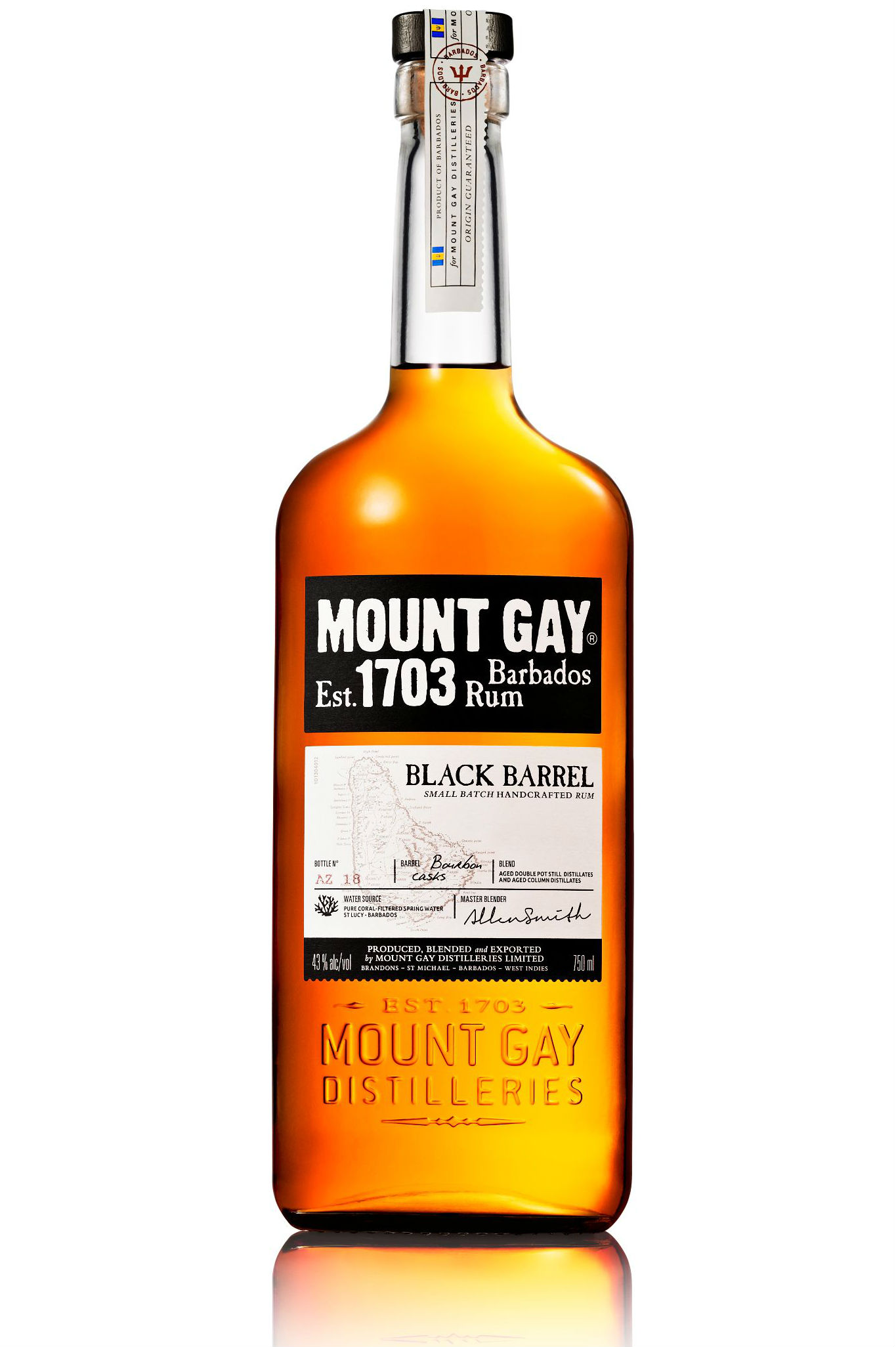 картинка Mount Gay Black Barrel на сайте Белорусского Виски-Клуба