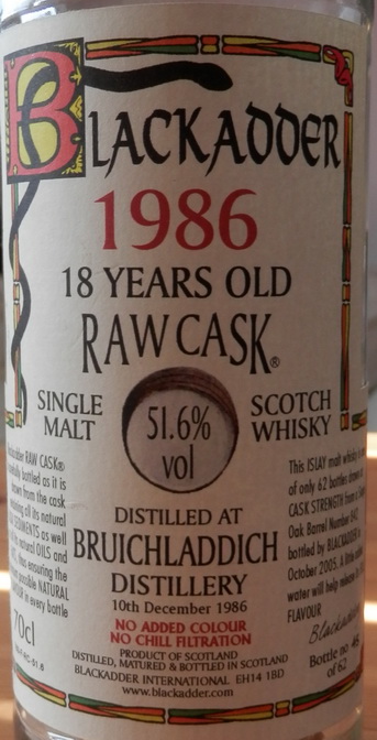 картинка Bruichladdich 1986 на сайте Белорусского Виски-Клуба