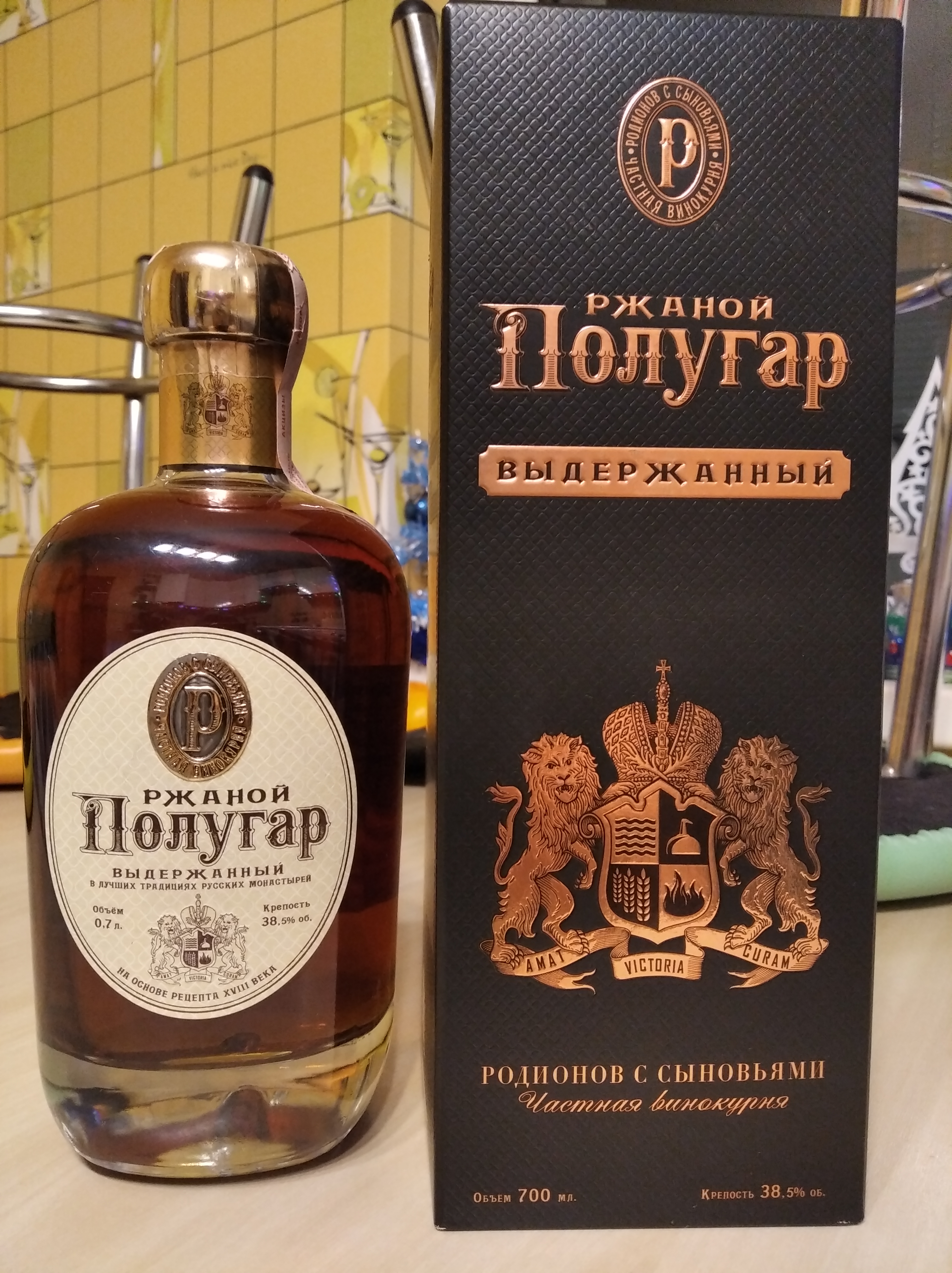 картинка Полугар ржаной выдержанный на сайте Белорусского Виски-Клуба