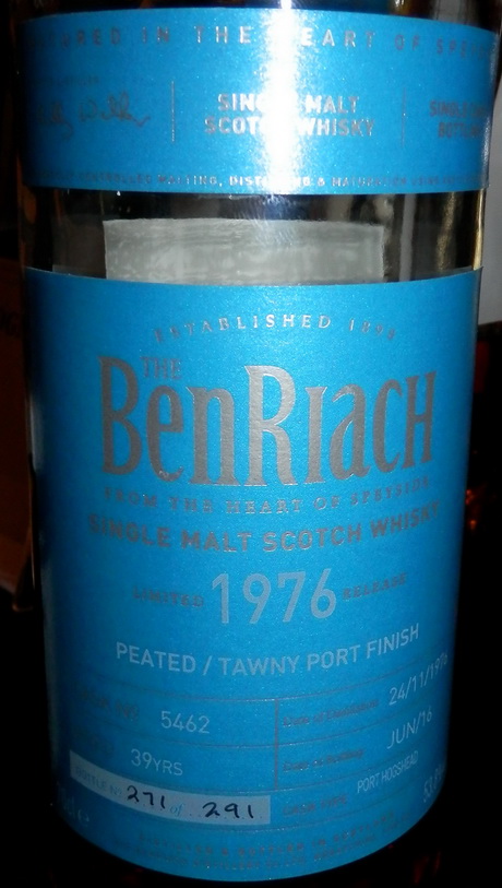 картинка BenRiach 1976/2016 Port Сask на сайте Белорусского Виски-Клуба