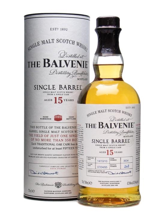 картинка Balvenie 15 y.o. Single Barrel на сайте Белорусского Виски-Клуба