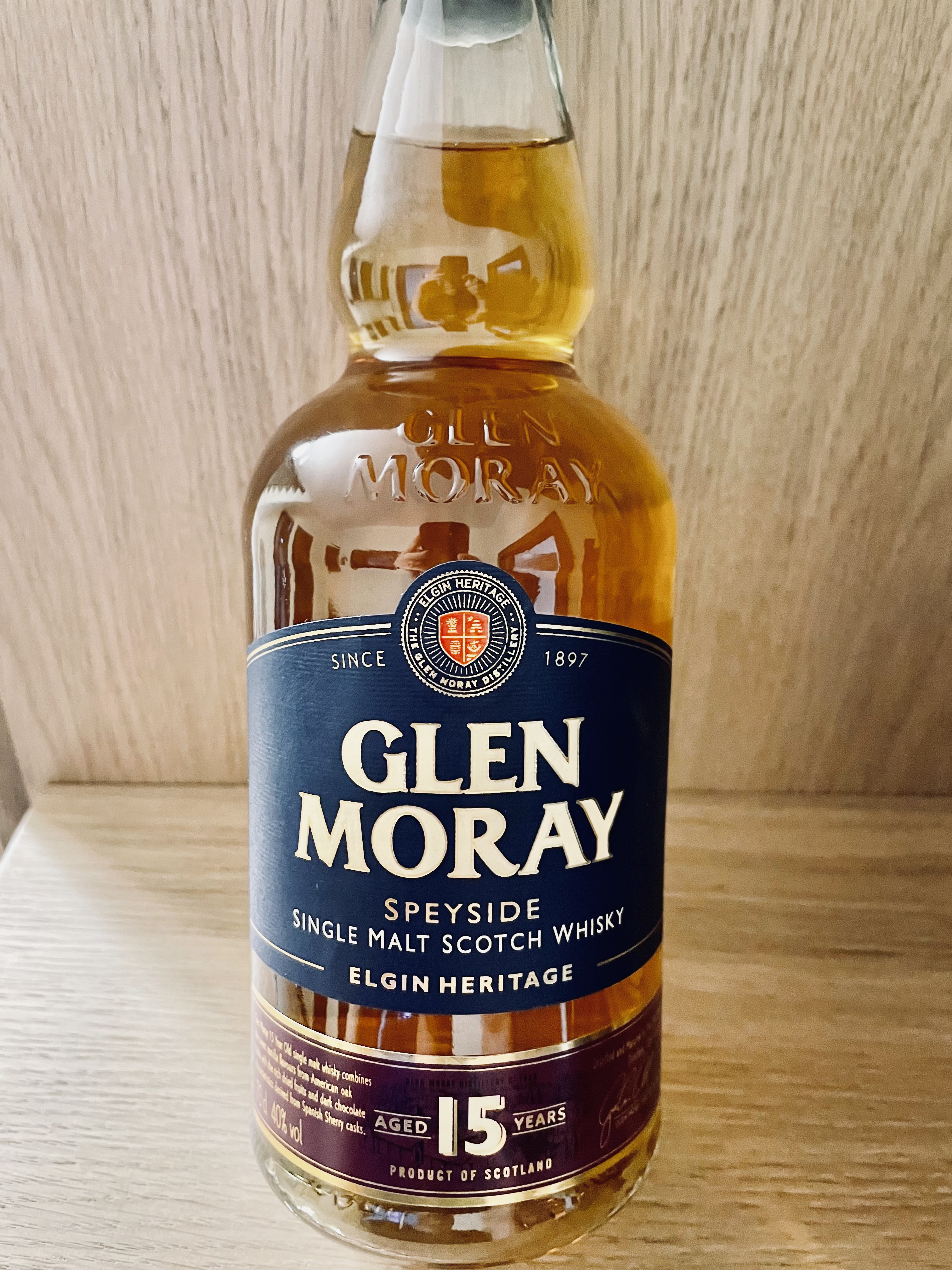 картинка Glen Moray 15 y.o. на сайте Белорусского Виски-Клуба