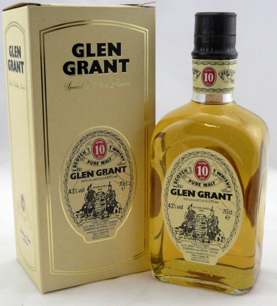 картинка Glen Grant 10 y.o. Pure Malt (80's bottling) на сайте Белорусского Виски-Клуба